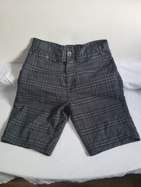 Ripzone Mens Boys Plaid Shorts Size 28